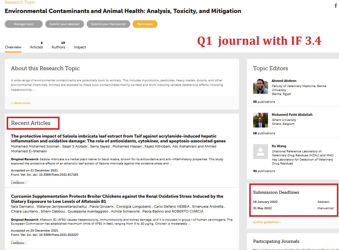 Special issue